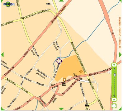 Plan d'accs au cinma royal